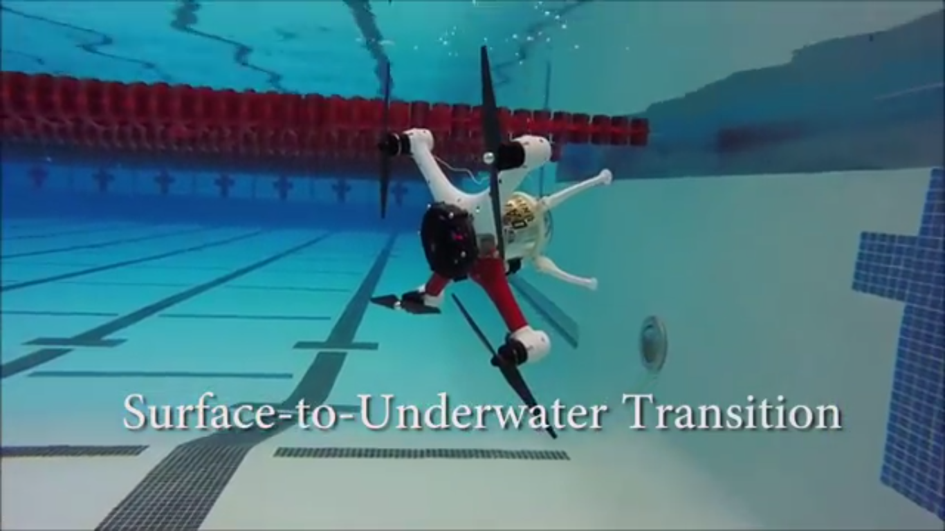 Loon Copter - o drone aquático